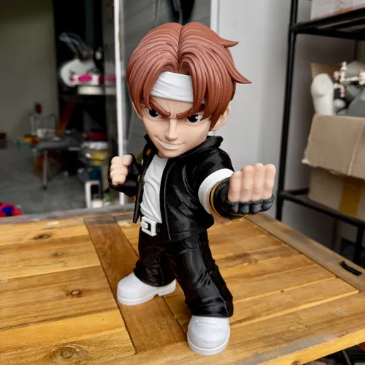 图片[3]-DecorMasterNO:072  街头霸王 草薙京 Kyo Kusanagi Fan art-3D合纵社-3D打印模型STL格式3mf格式免费下载！