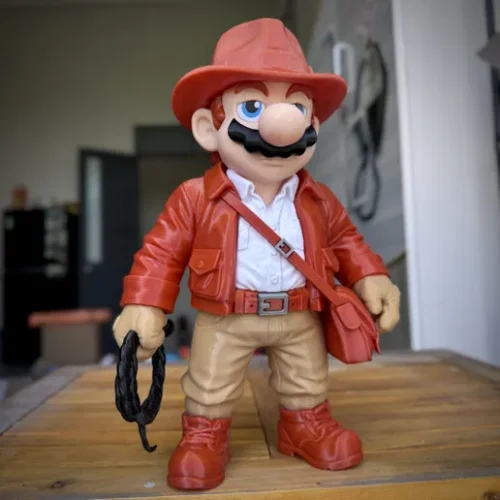 DecorMasterNO:088 印第安纳·马力欧-3D合纵社-3D打印模型STL格式3mf格式免费下载！