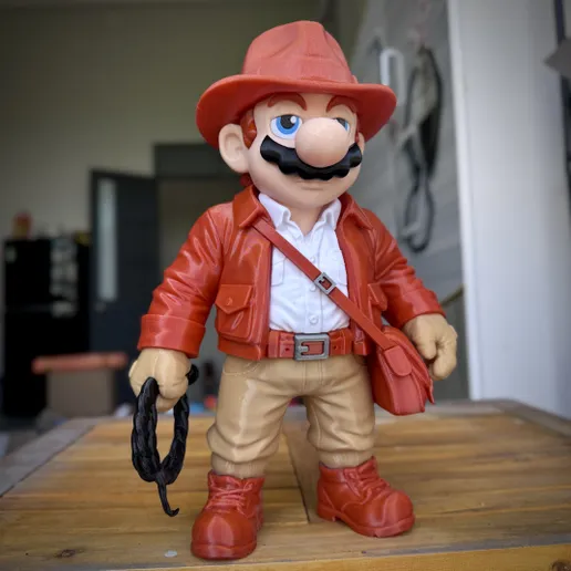 DecorMasterNO:088 印第安纳·马力欧-3D合纵社-3D打印模型STL格式3mf格式免费下载！