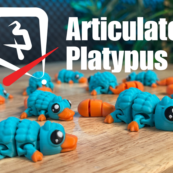 Plastic-3D NO.073 鸭嘴兽