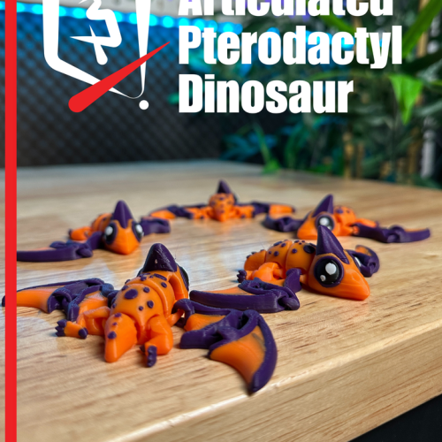 Plastic-3D NO.077 翼龙-3D合纵社-3D打印模型STL格式3mf格式免费下载！