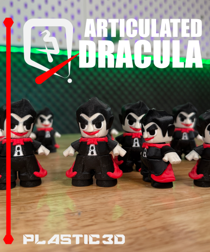 Plastic-3D NO.098 德古拉 吸血鬼-3D合纵社-3D打印模型STL格式3mf格式免费下载！