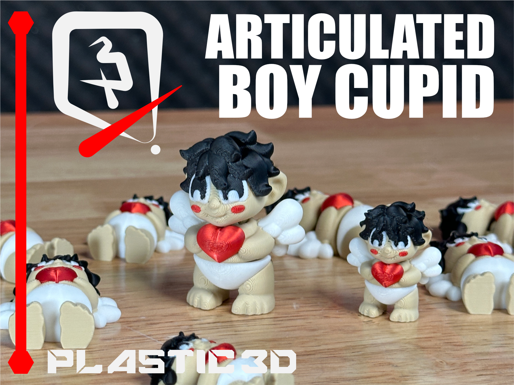 Plastic-3D NO.137 丘比特男孩 情人节守卫