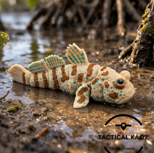 Tactical Kaoz NO:056 滩涂鱼-3D合纵社-3D打印模型STL格式3mf格式免费下载！