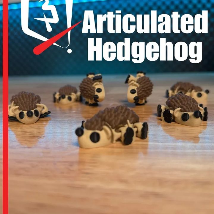 Plastic-3D NO.023 刺猬