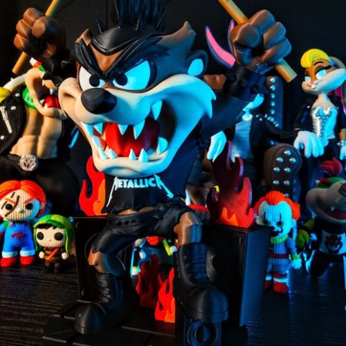 Vittoriaprint NO:044 塔兹摇滚明星-3D合纵社-3D打印模型STL格式3mf格式免费下载！