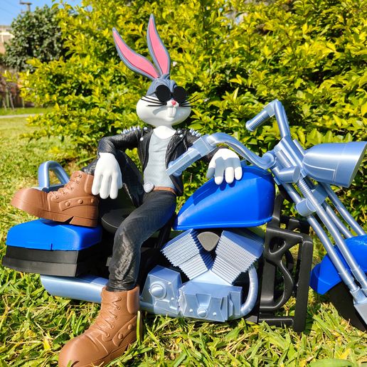 图片[2]-Vittoriaprint NO:028兔八哥摇滚明星-3D合纵社-3D打印模型STL格式3mf格式免费下载！