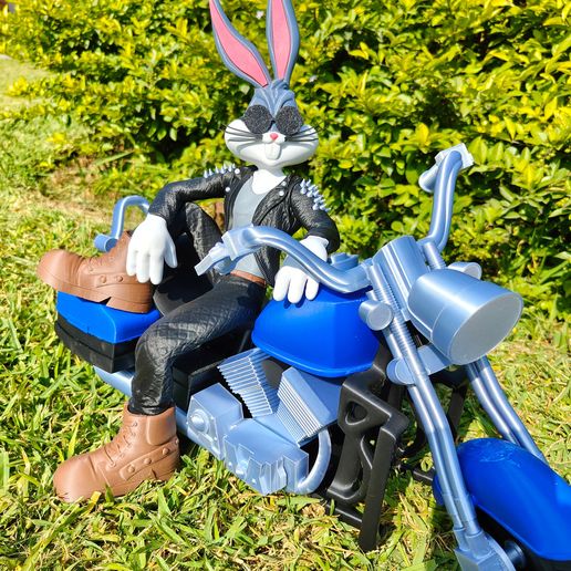 图片[3]-Vittoriaprint NO:028兔八哥摇滚明星-3D合纵社-3D打印模型STL格式3mf格式免费下载！