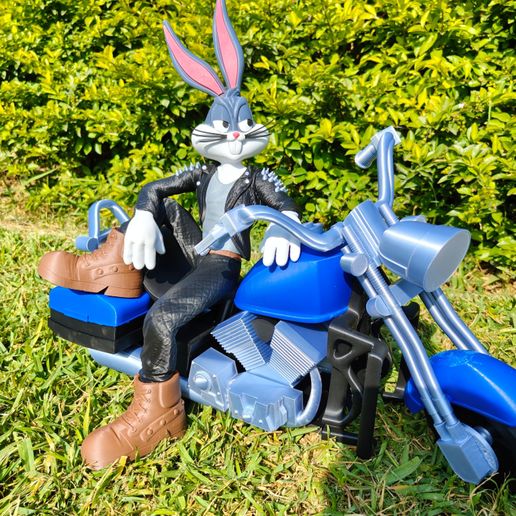 图片[5]-Vittoriaprint NO:028兔八哥摇滚明星-3D合纵社-3D打印模型STL格式3mf格式免费下载！