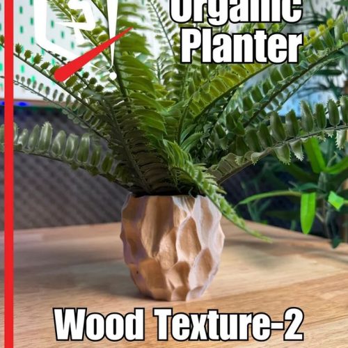 Plastic-3D NO.053 有机花盆-3D合纵社-3D打印模型STL格式3mf格式免费下载！