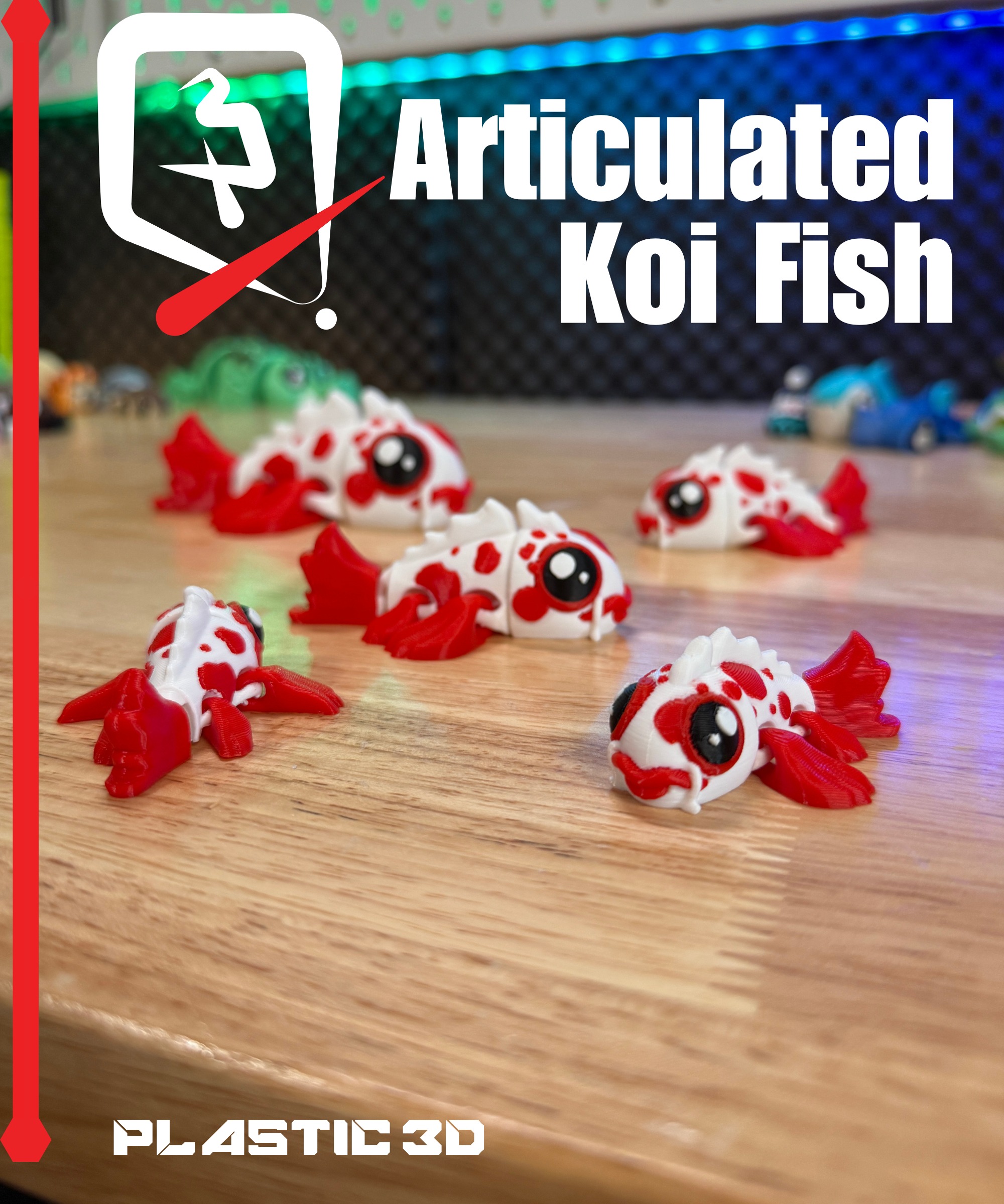 Plastic-3D NO.050 锦鲤