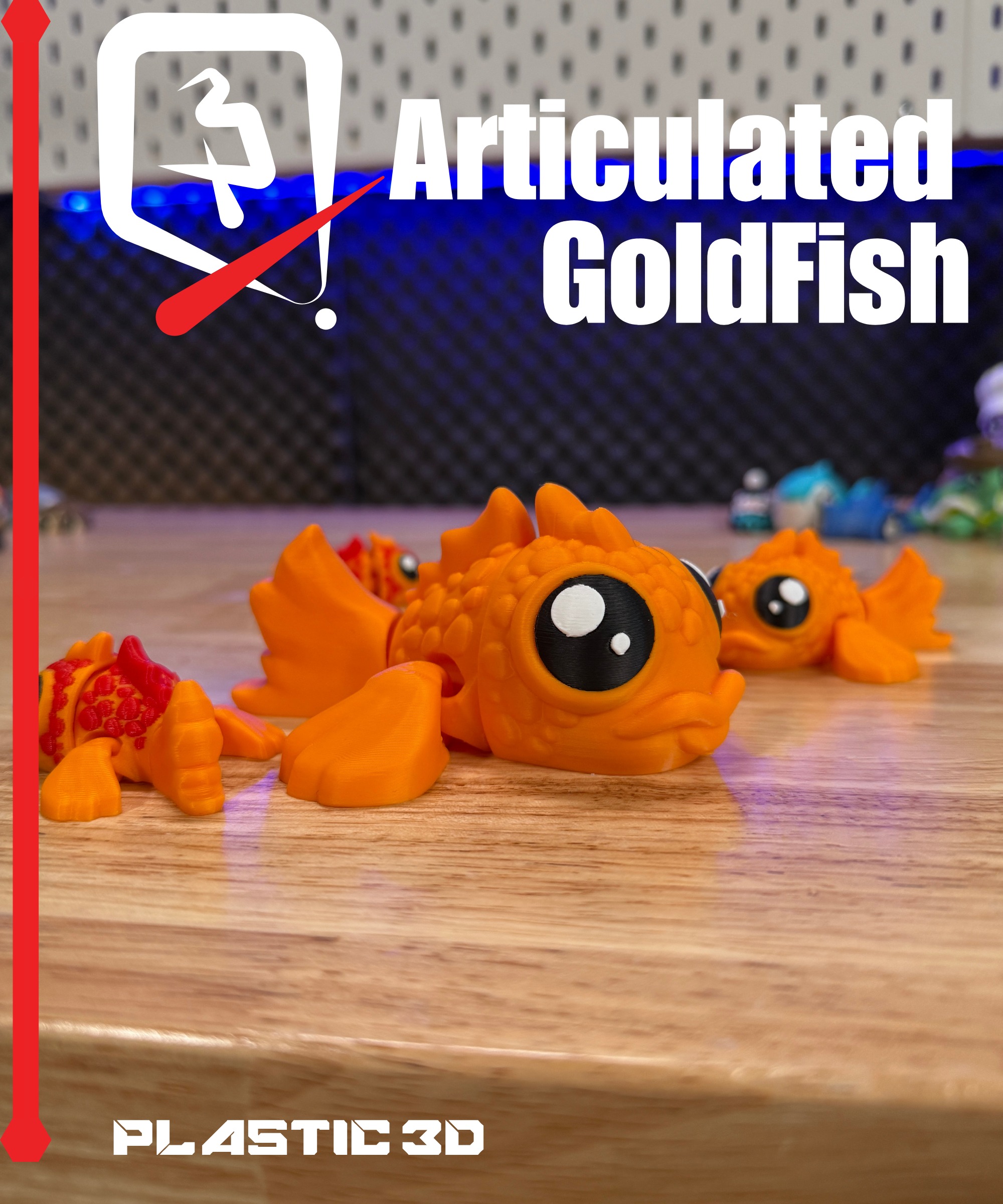 Plastic-3D NO.051 金鱼