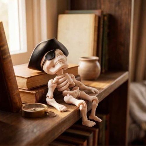 海盗骷髅-3D合纵社-3D打印模型STL格式3mf格式免费下载！