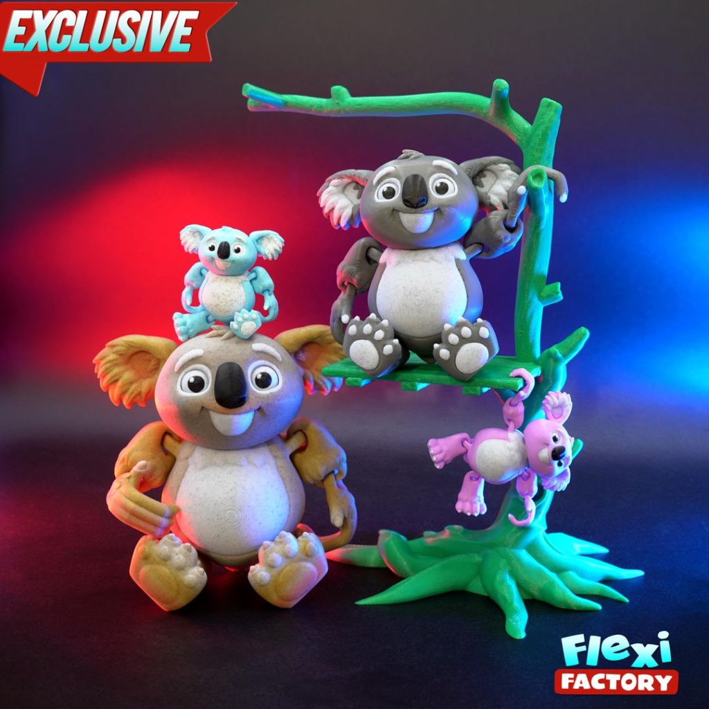 图片[2]-Flexi 考拉-3D合纵社-3D打印模型STL格式3mf格式免费下载！