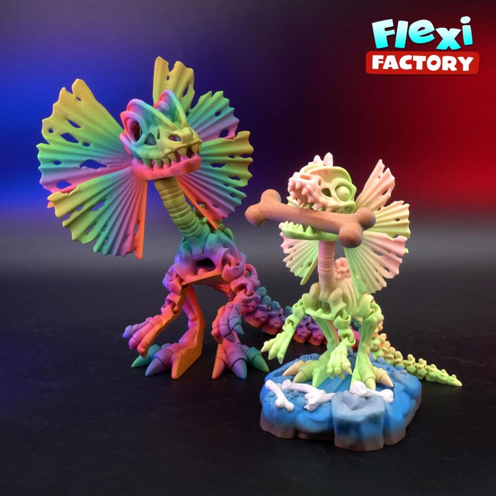 图片[2]-Flexi  双脊龙骨架-3D合纵社-3D打印模型STL格式3mf格式免费下载！