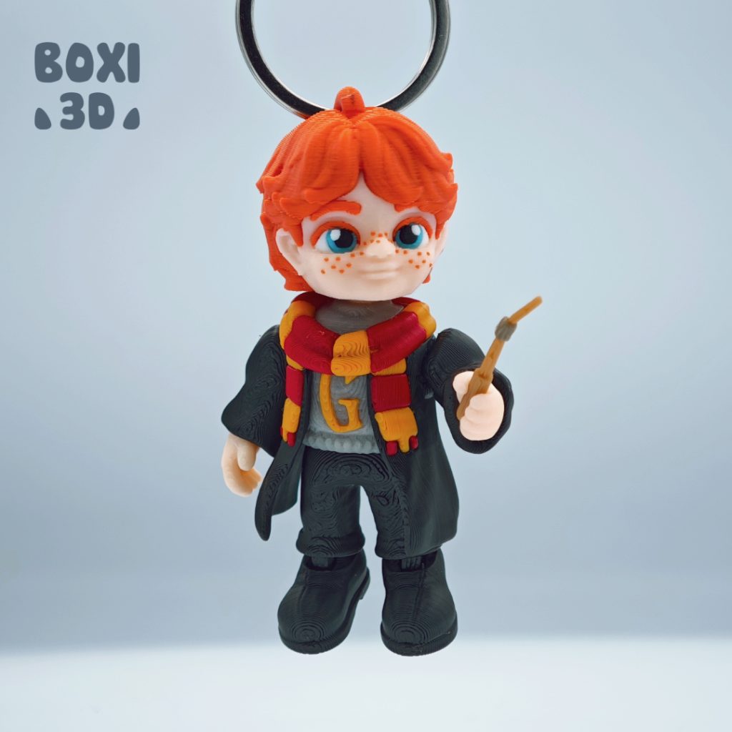 BOXI3D NO:102 罗恩·韦斯莱与斑斑-3D合纵社-3D打印模型STL格式3mf格式免费下载！