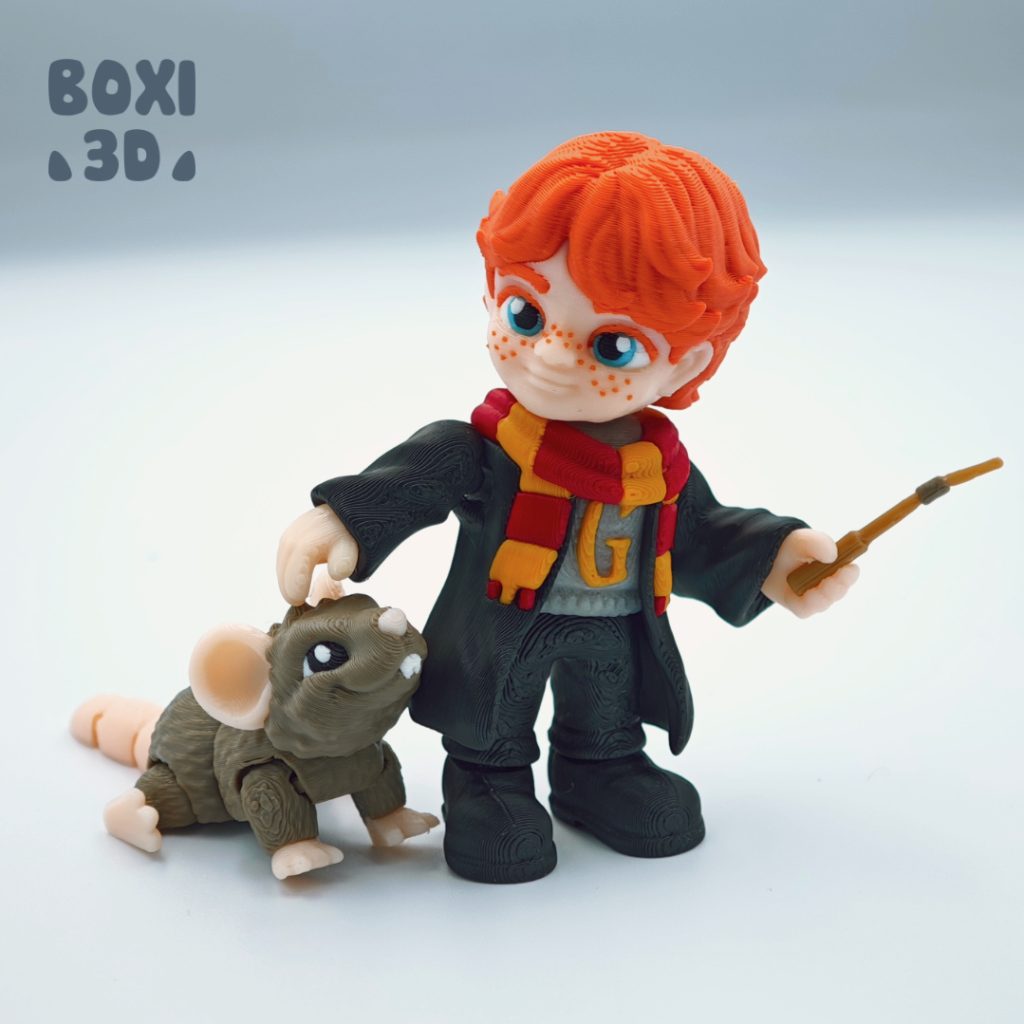 图片[4]-BOXI3D NO:102 罗恩·韦斯莱与斑斑-3D合纵社-3D打印模型STL格式3mf格式免费下载！