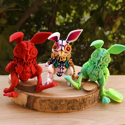 图片[3]-可动恐怖兔布偶兔-3D合纵社-3D打印模型STL格式3mf格式免费下载！