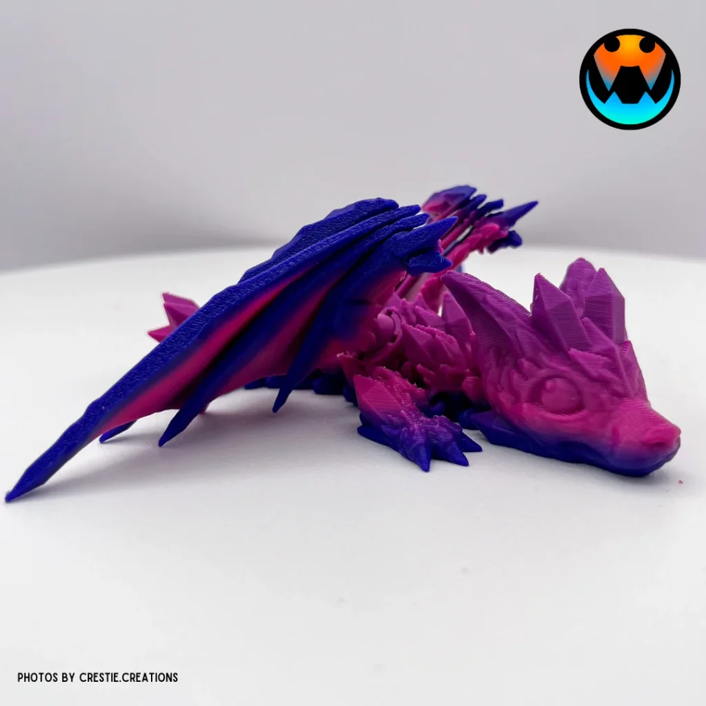 图片[3]-Cinderwing3D 水晶狼幼崽-3D合纵社-3D打印模型STL格式3mf格式免费下载！