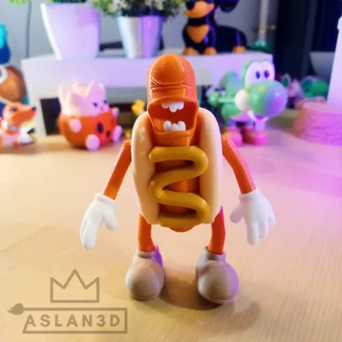 铰接式热狗-3D合纵社-3D打印模型STL格式3mf格式免费下载！