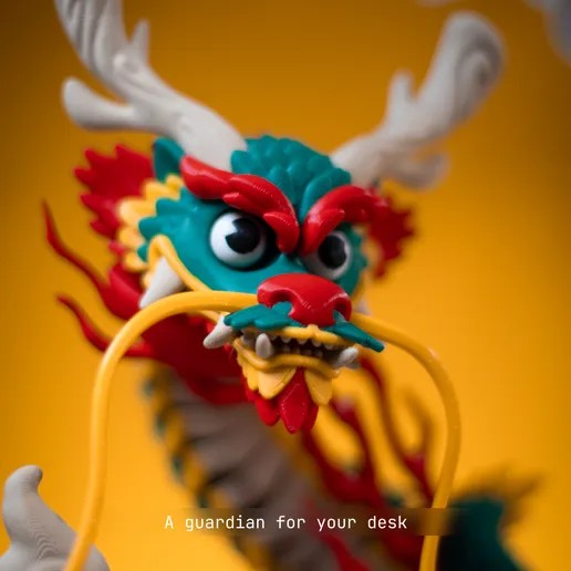 图片[2]-帝王龙 彩色神龙-3D合纵社-3D打印模型STL格式3mf格式免费下载！