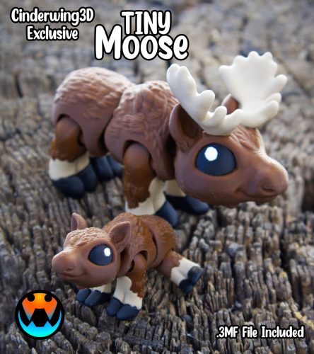 Cinderwing3D 小驯鹿-3D合纵社-3D打印模型STL格式3mf格式免费下载！