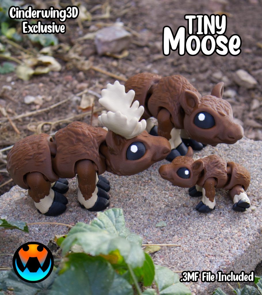 图片[2]-Cinderwing3D 小驯鹿-3D合纵社-3D打印模型STL格式3mf格式免费下载！