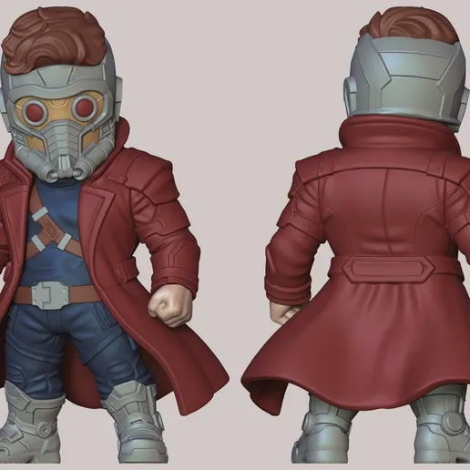 图片[2]-DecorMasterNO:077  星爵-3D合纵社-3D打印模型STL格式3mf格式免费下载！