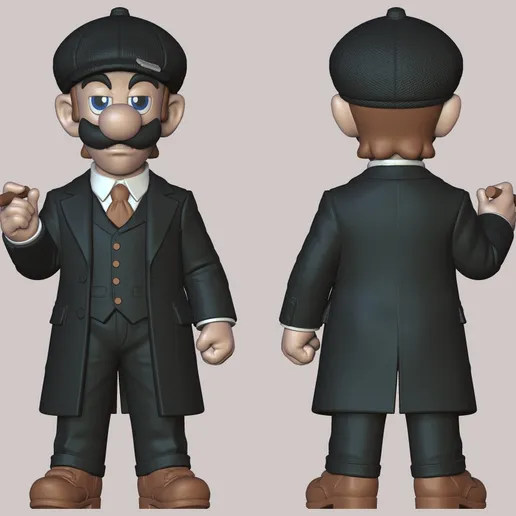 图片[2]-DecorMasterNO:087 路易吉·谢尔比-3D合纵社-3D打印模型STL格式3mf格式免费下载！