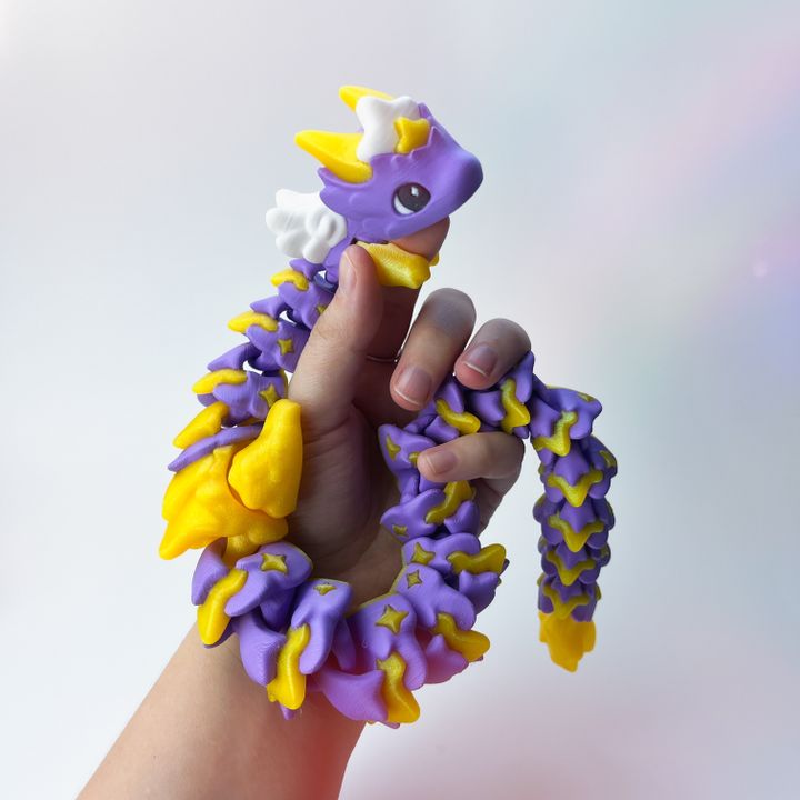 图片[4]-彩色小龙和星星龙蛋-3D合纵社-3D打印模型STL格式3mf格式免费下载！