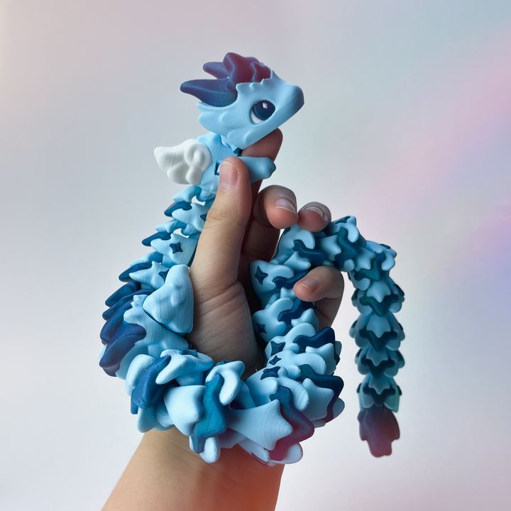 图片[5]-彩色小龙和星星龙蛋-3D合纵社-3D打印模型STL格式3mf格式免费下载！