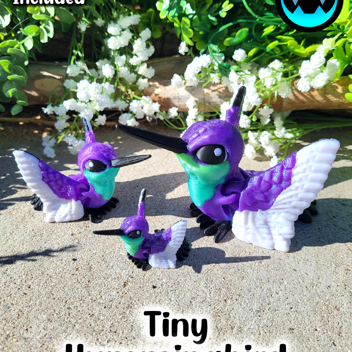 图片[3]-Cinderwing3D 小蜂鸟-3D合纵社-3D打印模型STL格式3mf格式免费下载！