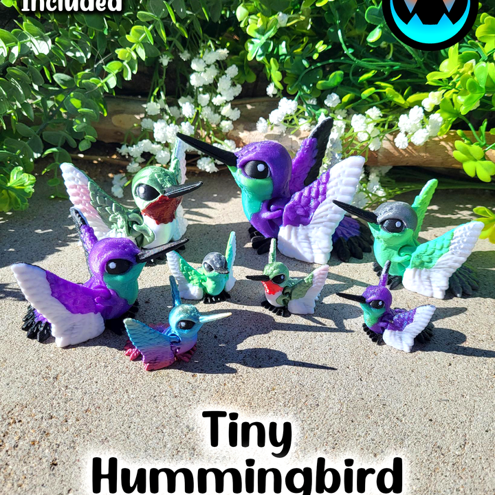 Cinderwing3D 小蜂鸟-3D合纵社-3D打印模型STL格式3mf格式免费下载！