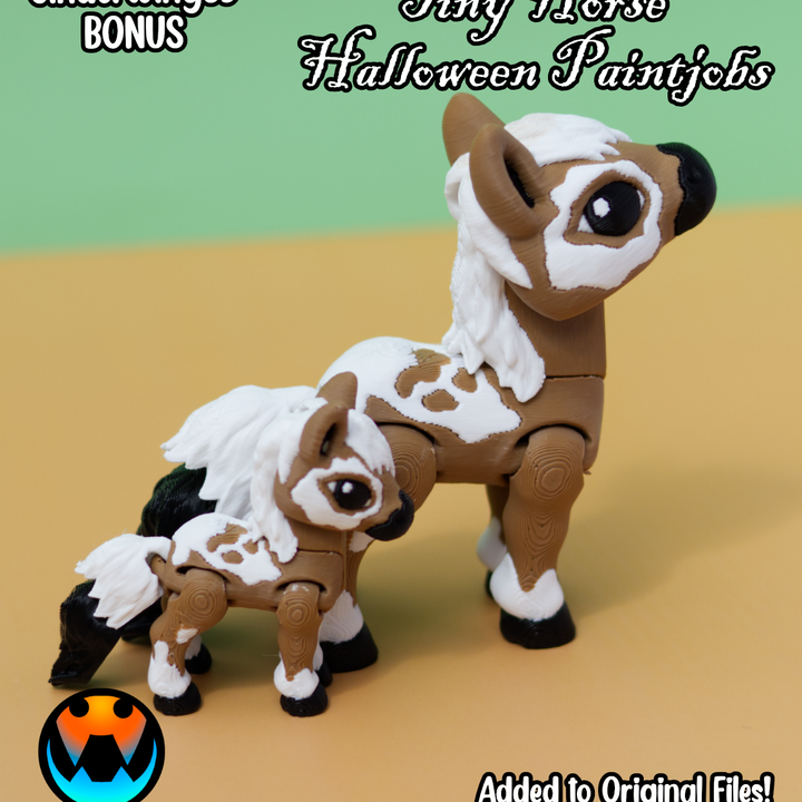 图片[2]-Cinderwing3D 迷你马万圣节涂装-3D合纵社-3D打印模型STL格式3mf格式免费下载！