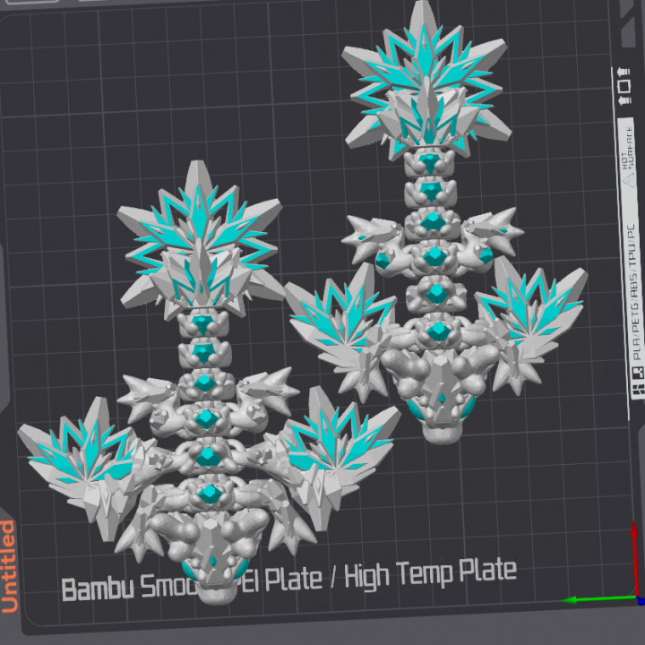 图片[3]-Cinderwing3D NO:017 迷你寒冬飞龙与龙-3D合纵社-3D打印模型STL格式3mf格式免费下载！