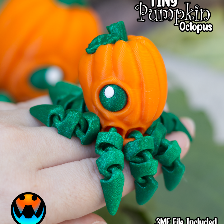 图片[4]-Cinderwing3D 迷你南瓜章鱼-3D合纵社-3D打印模型STL格式3mf格式免费下载！