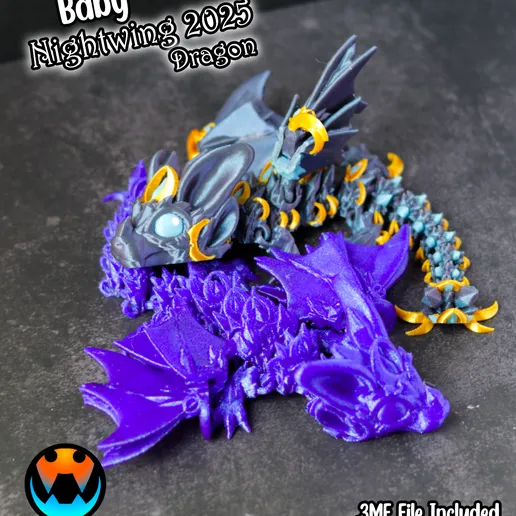 Cinderwing3D 小夜翼-3D合纵社-3D打印模型STL格式3mf格式免费下载！