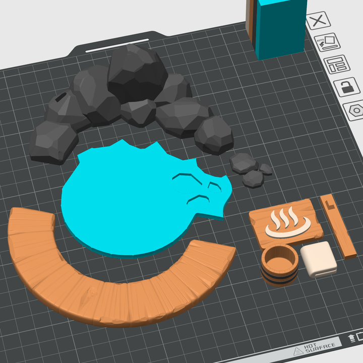 图片[2]-3DGOB NO:058 水獭与水獭温泉-3D合纵社-3D打印模型STL格式3mf格式免费下载！