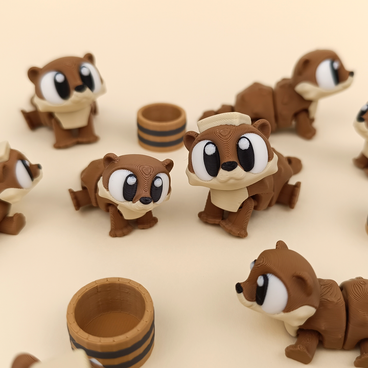 图片[6]-3DGOB NO:058 水獭与水獭温泉-3D合纵社-3D打印模型STL格式3mf格式免费下载！