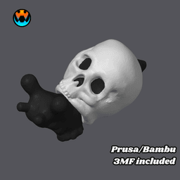 图片[2]-Cinderwing3D NO:021  微型骷髅蜗牛-3D合纵社-3D打印模型STL格式3mf格式免费下载！