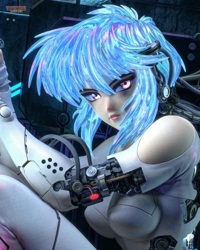 图片[3]-攻壳机动队 草薙素子少佐 动漫主题-3D合纵社-3D打印模型STL格式3mf格式免费下载！