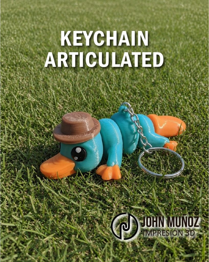 图片[2]-鸭嘴兽  可动版与钥匙扣-3D合纵社-3D打印模型STL格式3mf格式免费下载！