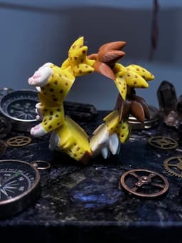 图片[2]-可爱灵活小猎豹玩具 / 钥匙扣-3D合纵社-3D打印模型STL格式3mf格式免费下载！