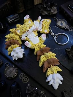 图片[3]-可爱灵活小猎豹玩具 / 钥匙扣-3D合纵社-3D打印模型STL格式3mf格式免费下载！