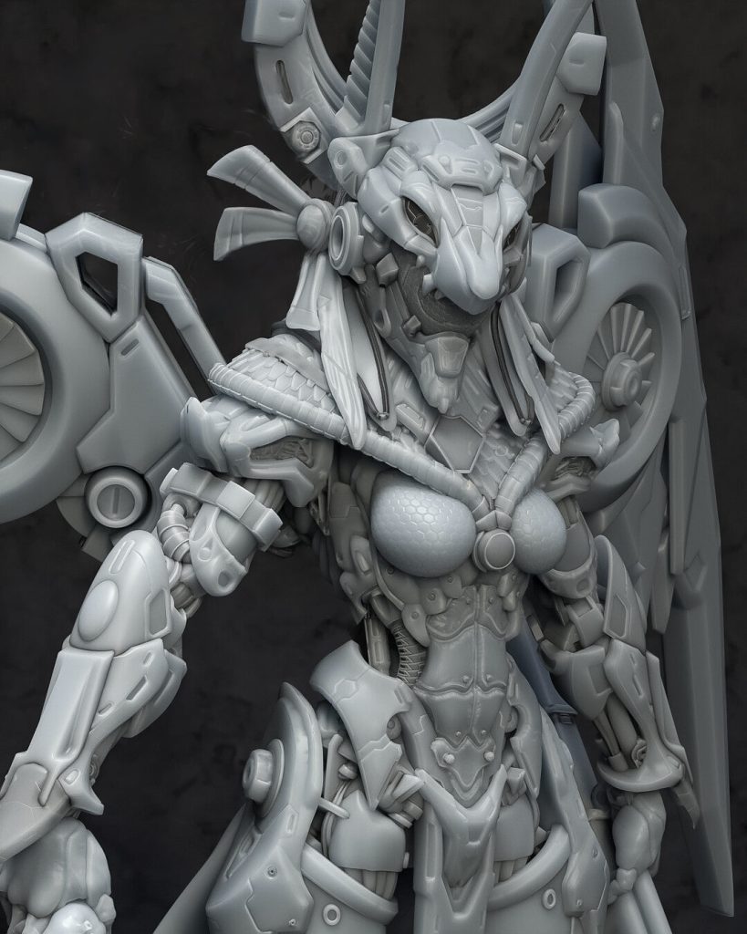 图片[3]-机械阿努比斯 STL 文件-3D合纵社-3D打印模型STL格式3mf格式免费下载！