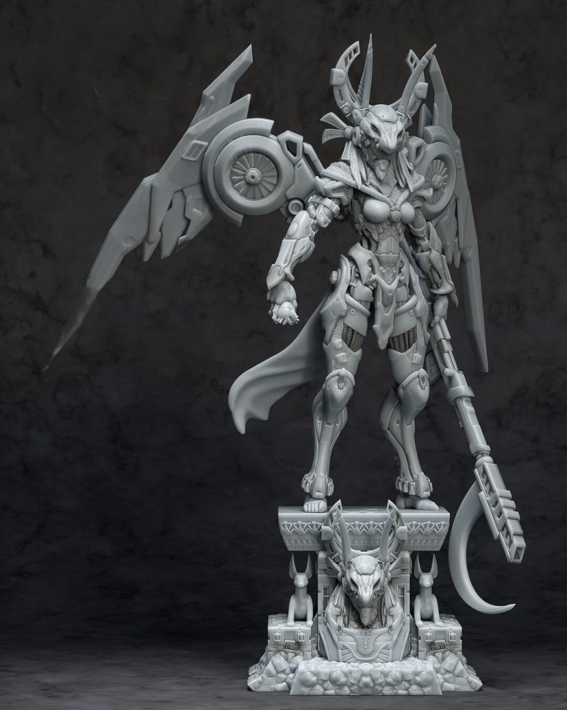 图片[5]-机械阿努比斯 STL 文件-3D合纵社-3D打印模型STL格式3mf格式免费下载！