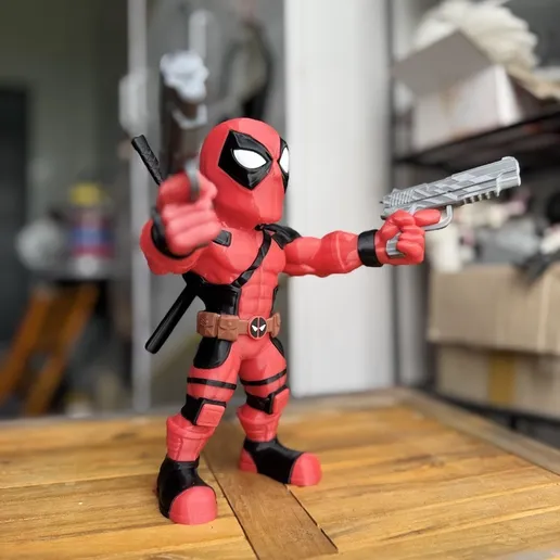 图片[2]-DecorMasterNO:065 死侍-3D合纵社-3D打印模型STL格式3mf格式免费下载！