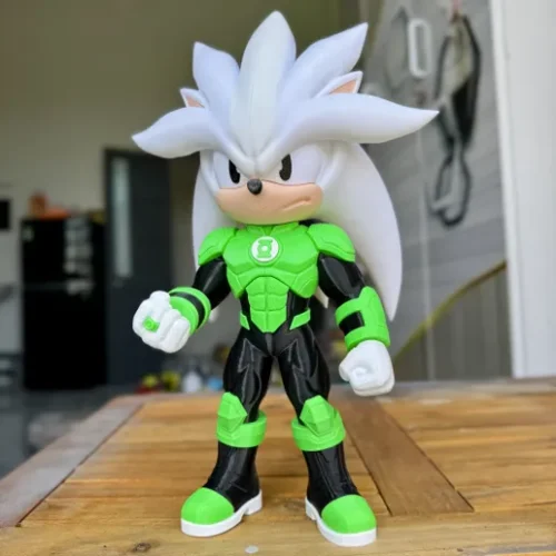 DecorMasterNO:083 银色冲浪手 绿灯侠-3D合纵社-3D打印模型STL格式3mf格式免费下载！