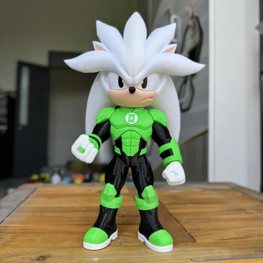 图片[2]-DecorMasterNO:083 银色冲浪手 绿灯侠-3D合纵社-3D打印模型STL格式3mf格式免费下载！