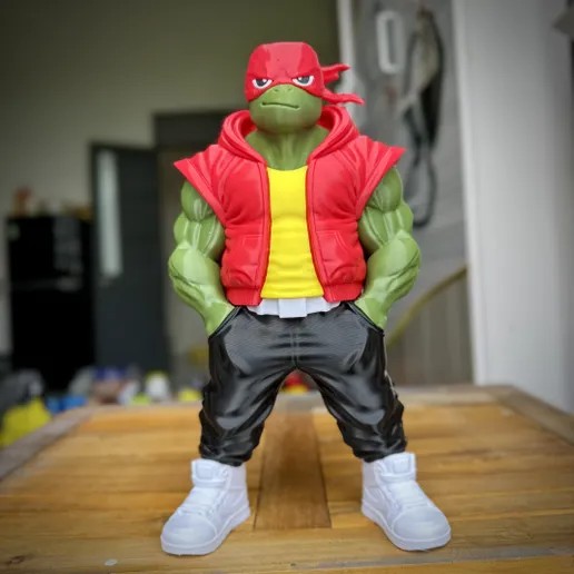 图片[3]-DecorMasterNO:101 忍者神龟 一套共4个都市风-3D合纵社-3D打印模型STL格式3mf格式免费下载！